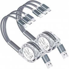 Multi USB Retractable Charging Cable