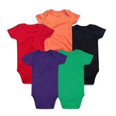 Multicolor Plain Blank Shirts 0-24 Months