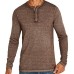 Men's Long Sleeve Henley