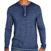 Men's Long Sleeve Henley