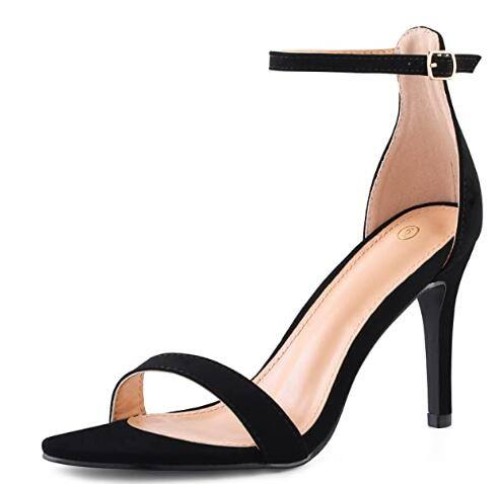 Women’s Classic Stilettos Open Toe Ankle Strap Wedding Pump High Heel Sandals