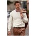 Men's Braided Leather Belt