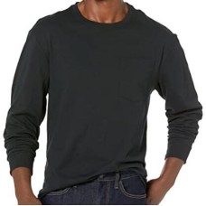 Men's Long-Sleeve Heavyweight Workwear Pocket T-Shirt