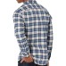 Men's Slim-Fit Long-Sleeve Flannel Shirt