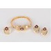 Necklace, Earrings Ring and Bracelet Set 