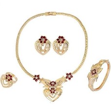 Necklace, Earrings Ring and Bracelet Set 