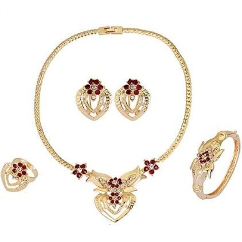 Necklace, Earrings Ring and Bracelet Set 