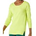 Women's Lightweight Long-Sleeve Scoop Neck Tunic Sweater