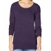 Women's Lightweight Long-Sleeve Scoop Neck Tunic Sweater