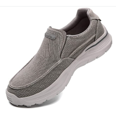 Mens Slip On Shoes Cloth Shoes Casual Loafers Walking Shoes Lightweight Outdoor Shoes