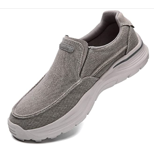 Mens Slip On Shoes Cloth Shoes Casual Loafers Walking Shoes Lightweight Outdoor Shoes